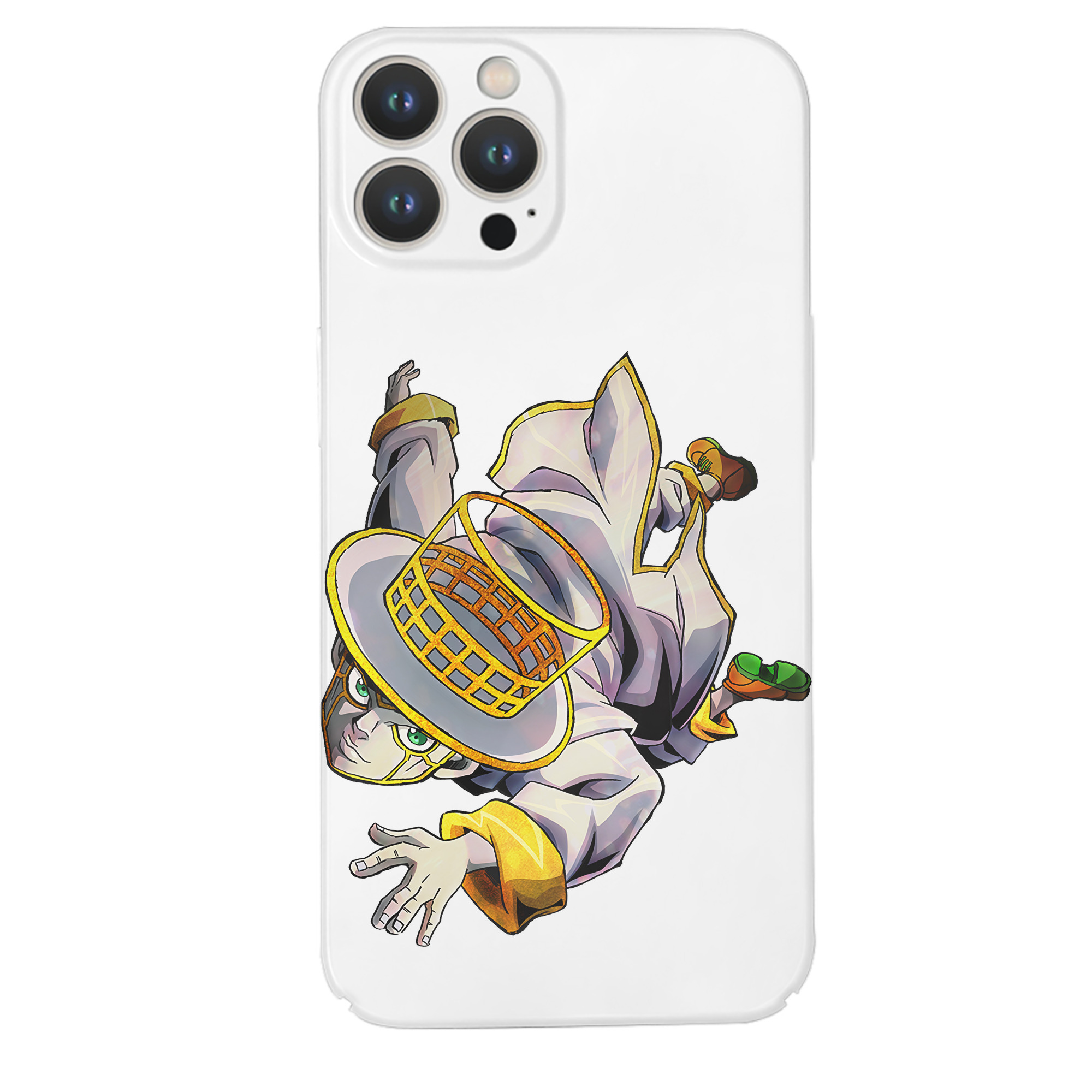 （画像用） ジョジョの奇妙な冒険 岸辺 露伴（きしべ ろはん） JoJo's Bizarre Adventure Rohan Kishibe 【iPhone 14シリーズ対応】ハードケース